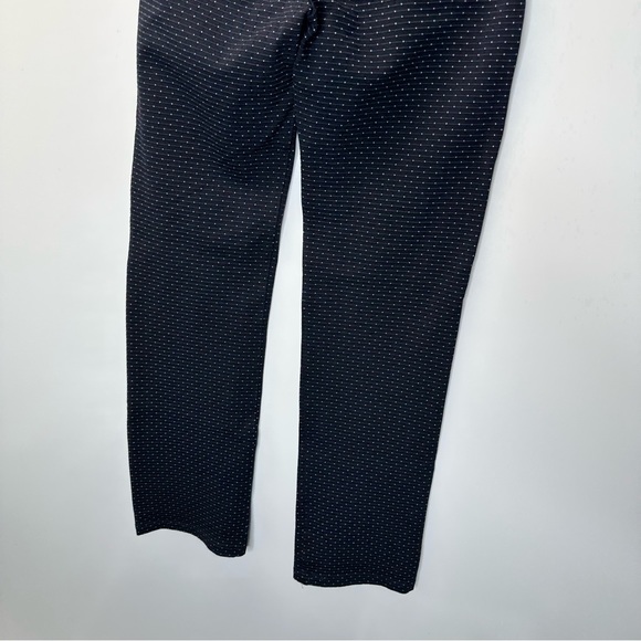Betabrand Straight Leg Stretch Dress Pants Polka Dot Size Medium Long - Picture 7 of 9